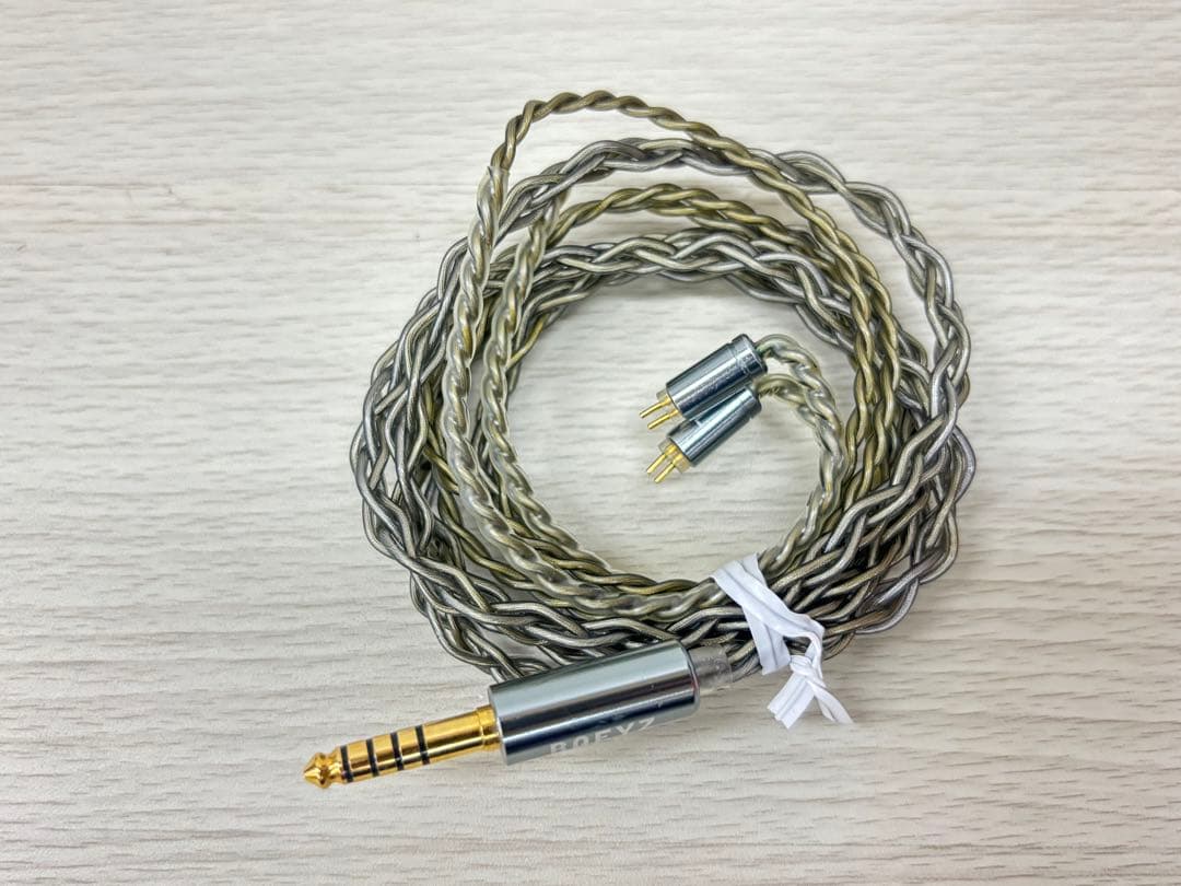 BQEYZ イヤホン Winter シルバー 4.4mm 122