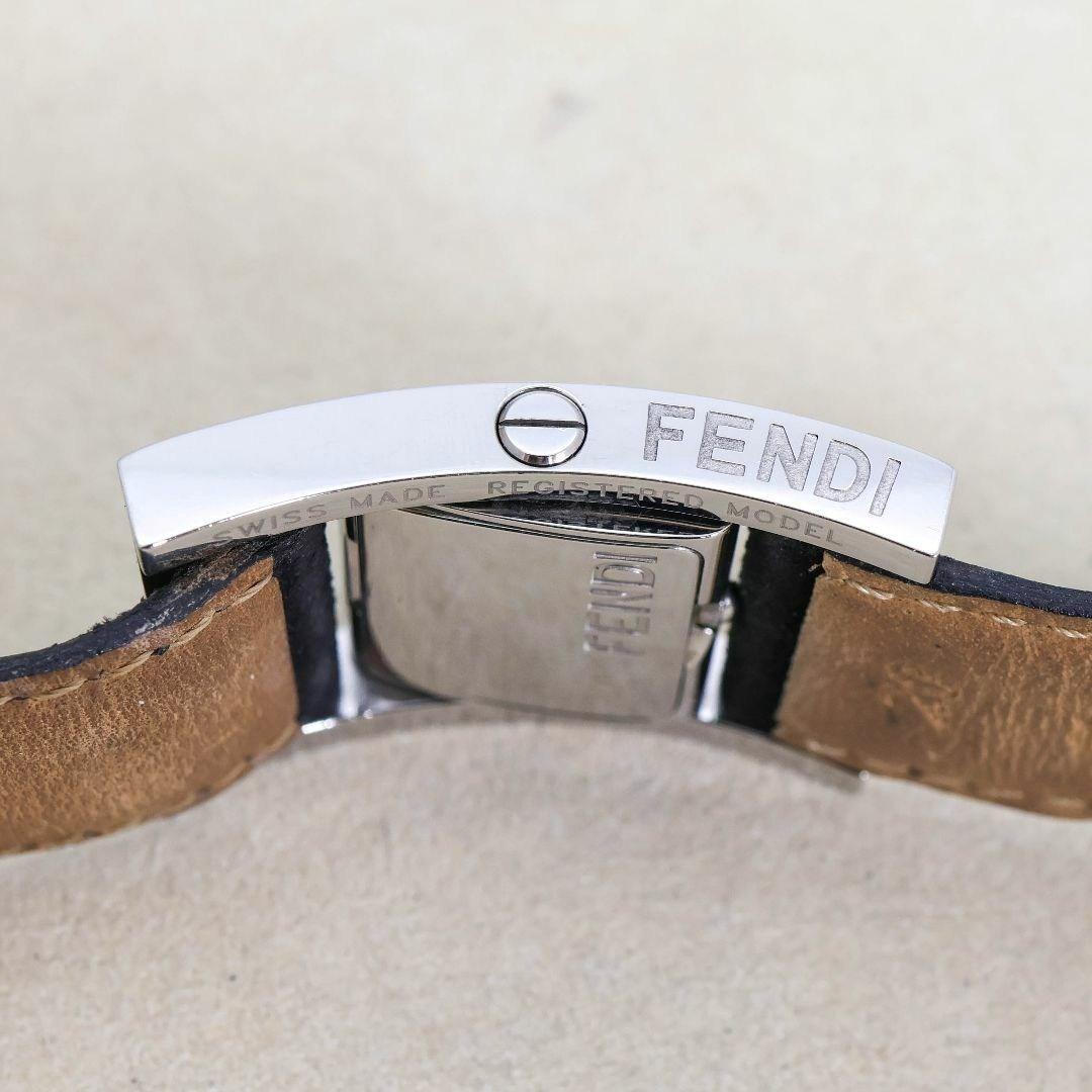 稼働 FENDI 腕時計 ターンフェイス 新品電池 ブレスウォッチ 1239
