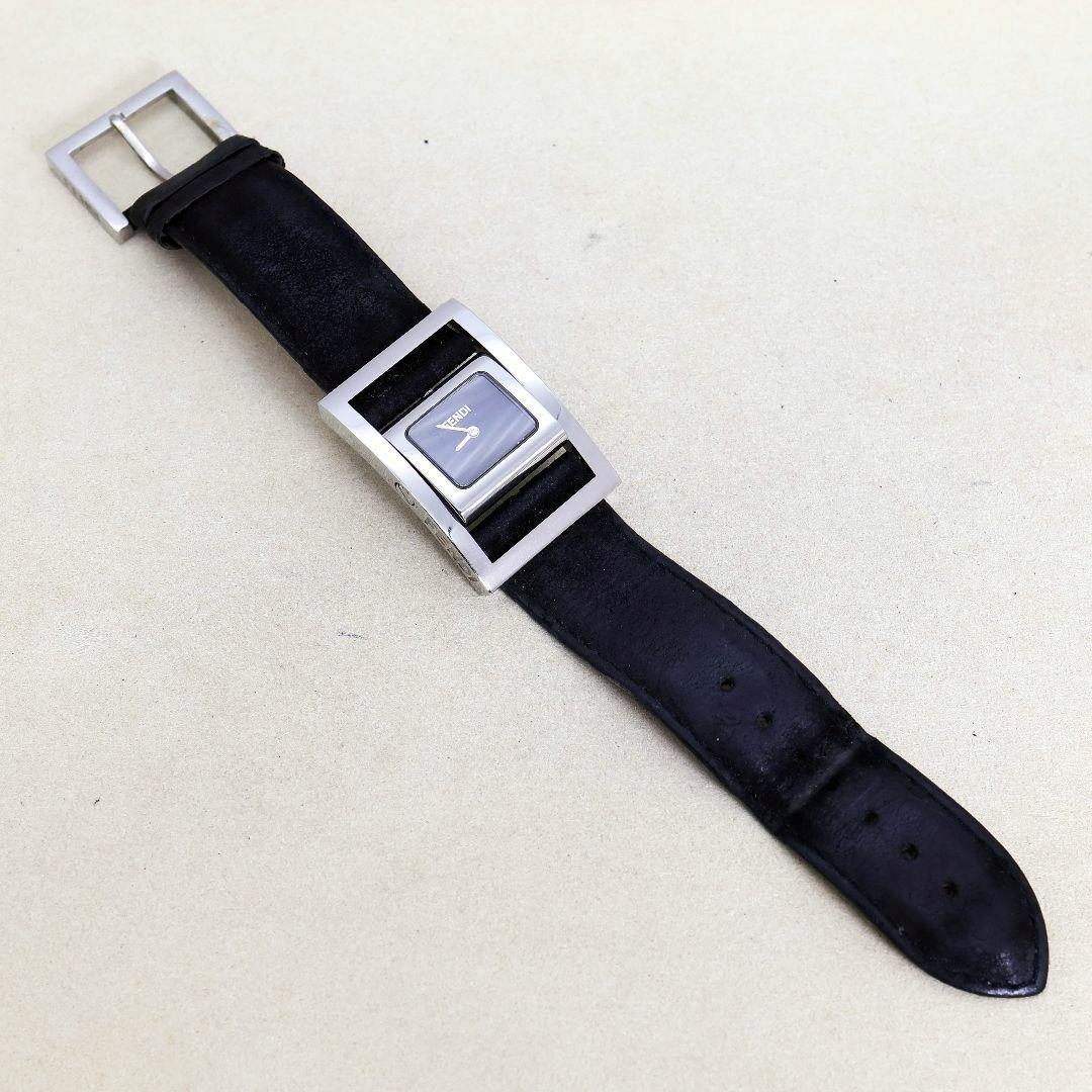 稼働 FENDI 腕時計 ターンフェイス 新品電池 ブレスウォッチ 1239