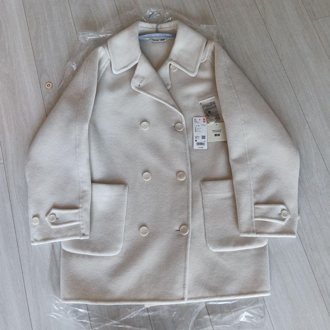 試着のみUNIQLO xコントワーデコトニエ ダブルフェイスハーフコート