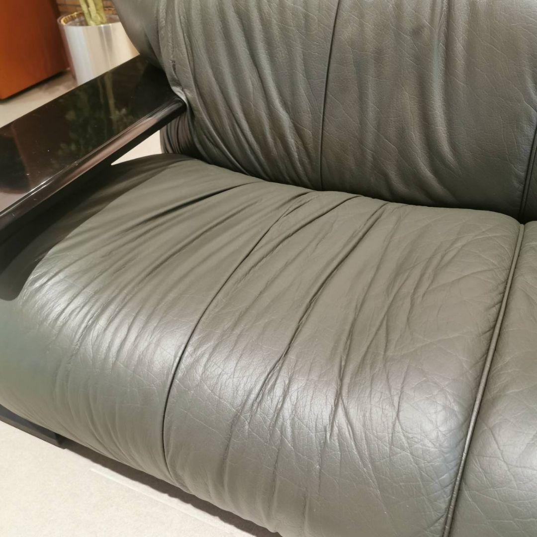 ◇MORISHIGE　森繫｜G-アーク｜本革張り｜2Pソファ