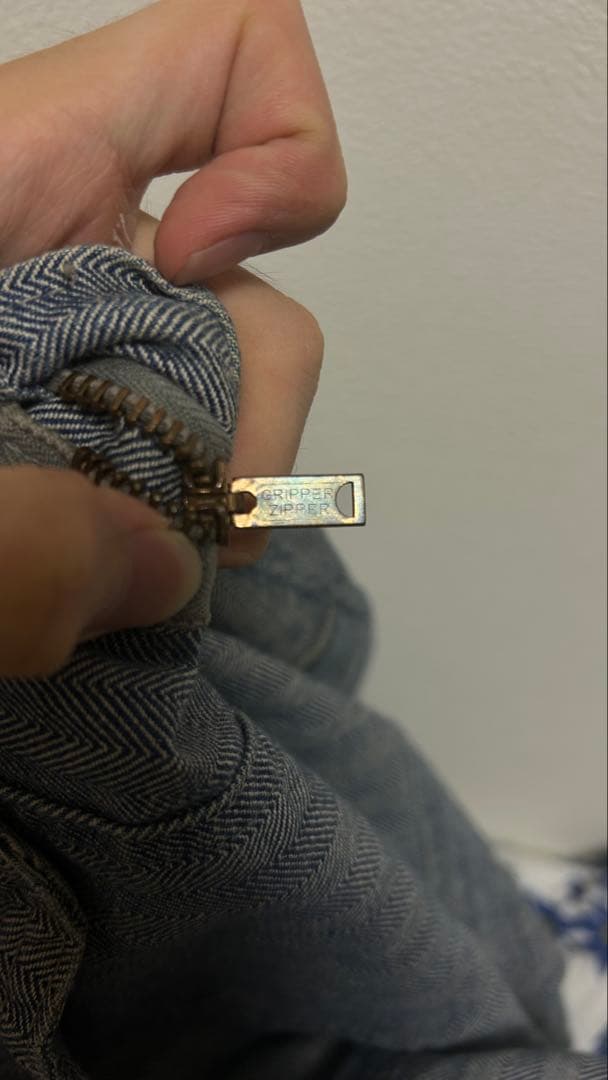 スガさん着用50s ヴィンテージ ヘリンボーン ストライプ カバーオール