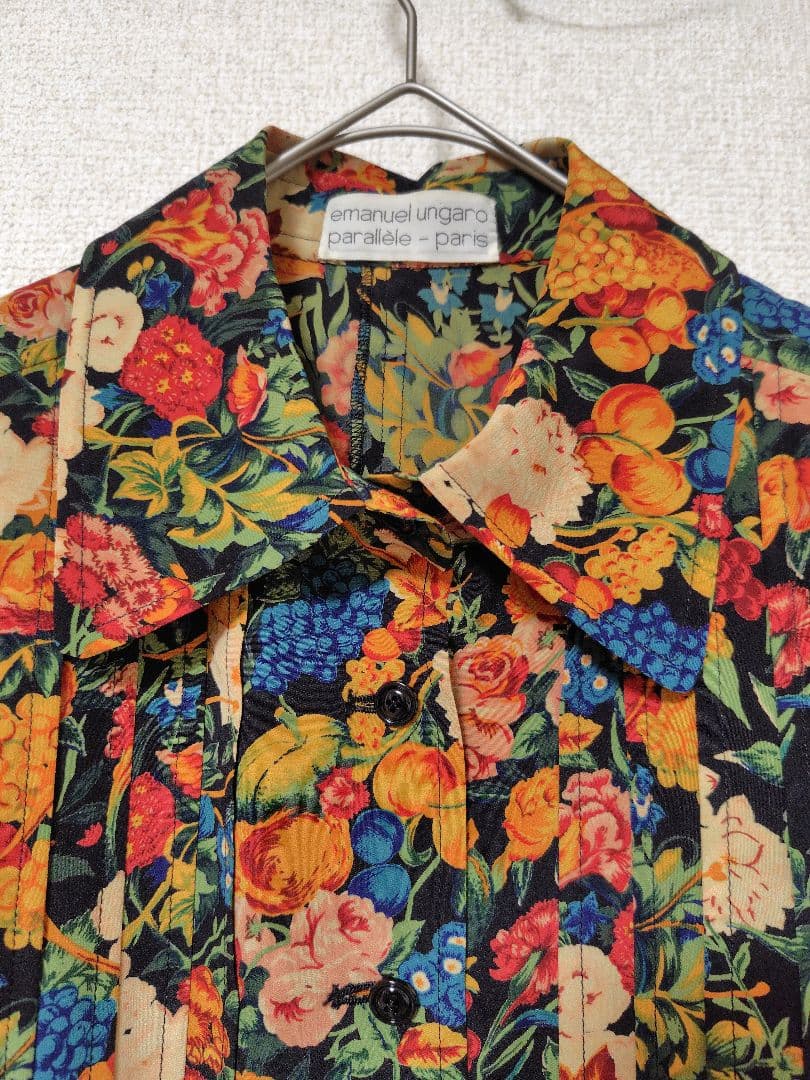 プレタポルテEmanuelUngaroクラシックレトロ長袖セットアップ