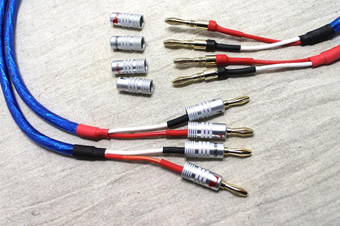 2200αゾノトーンZONOTONE 1.5m2本 ナカミチ新品金バナナプラグ付