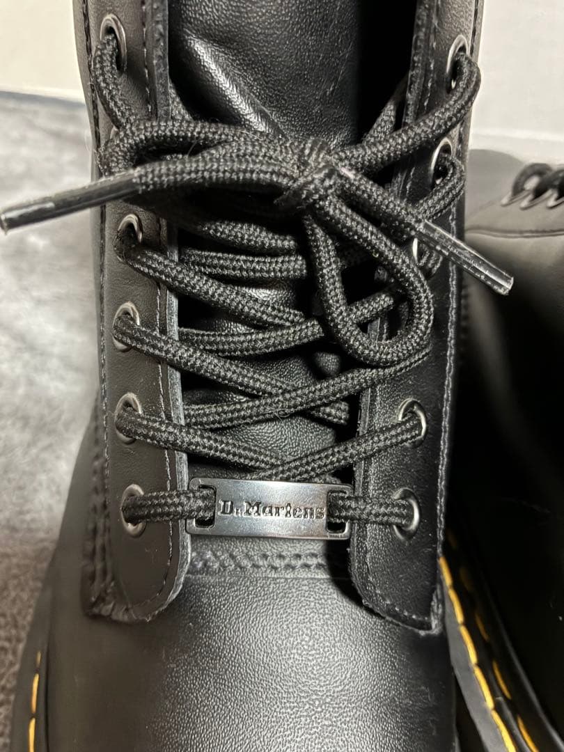 【レザー用ワックス付き】Dr. Martens ブーツ ブラック UK7
