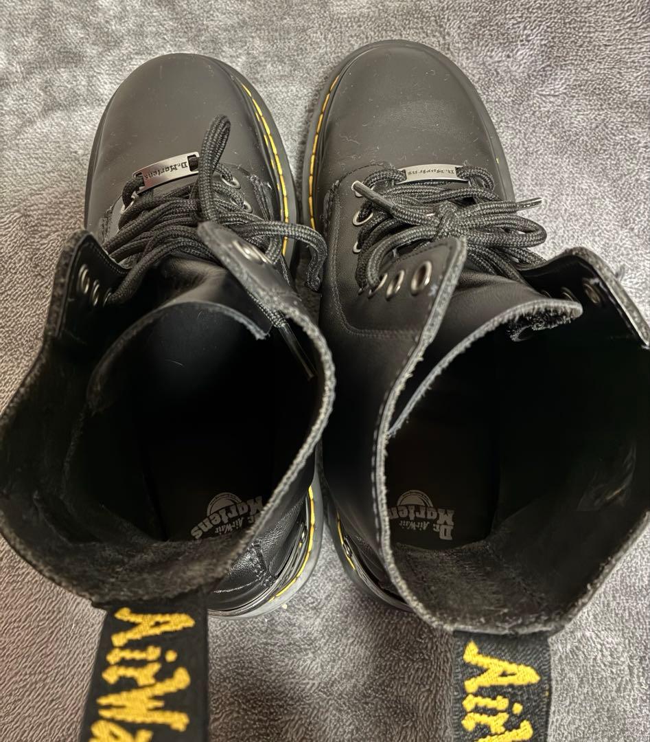 【レザー用ワックス付き】Dr. Martens ブーツ ブラック UK7