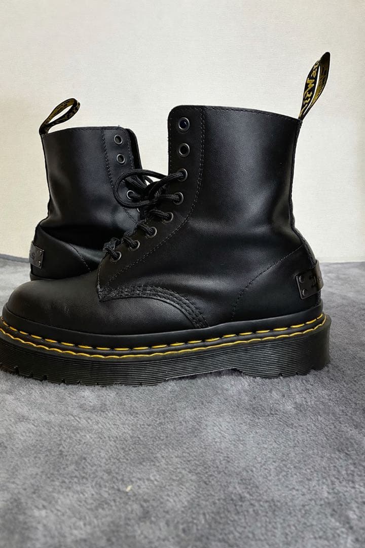 【レザー用ワックス付き】Dr. Martens ブーツ ブラック UK7