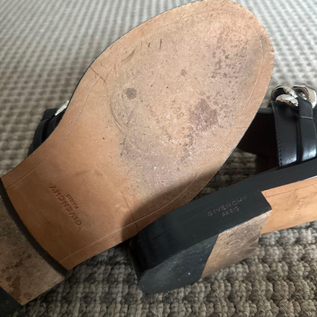 Givenchy ブラック ミュール　36ハーフ