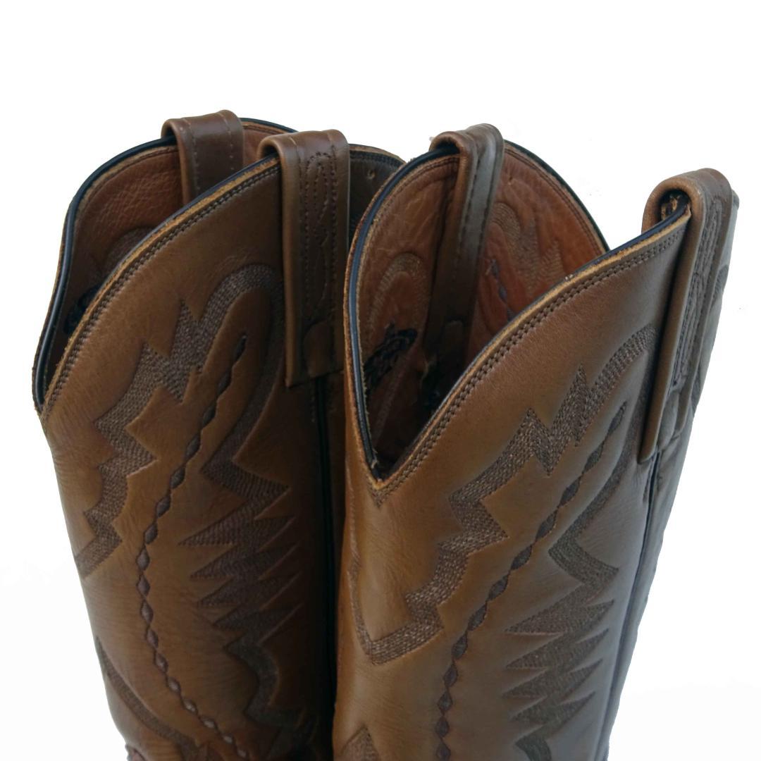 未使用ルケーシーLUCCHESE　2000リザードトカゲウエスタンブーツ9D