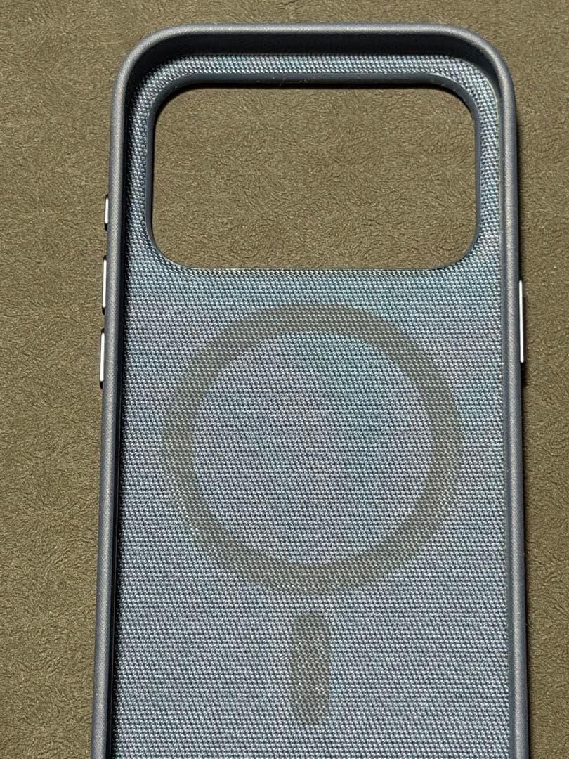 iPhone 17 Pro 純正 テックウーブンケース ブルー Magsafe