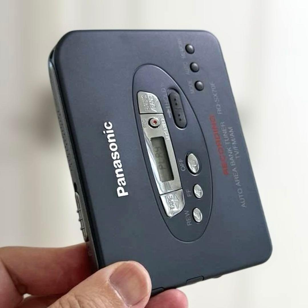 【極美品DE可動品】Panasonic カセットプレーヤー RQ-SX70F