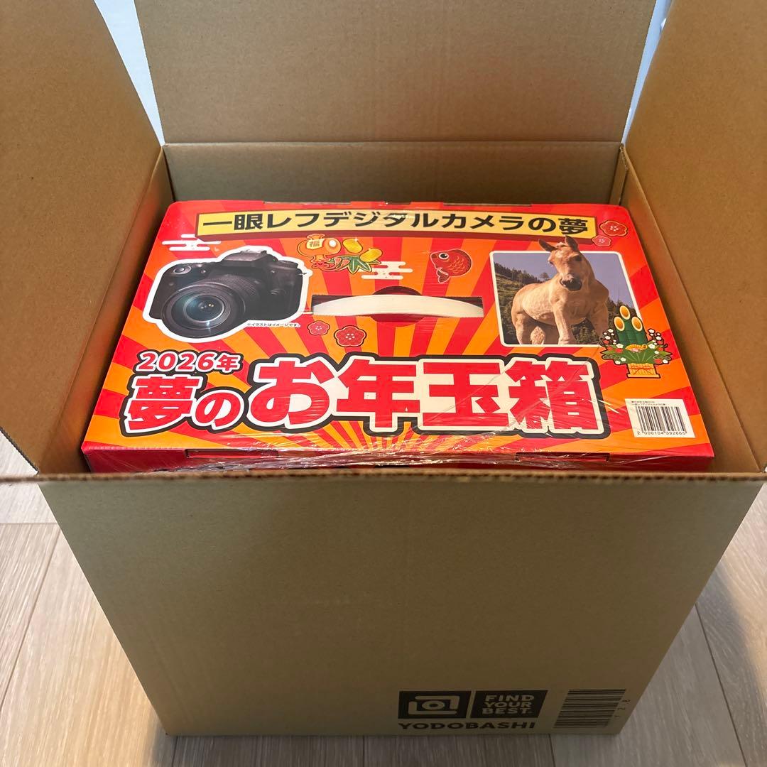 ヨドバシカメラ 夢のお年玉箱 2026 一眼レフデジタルカメラの夢