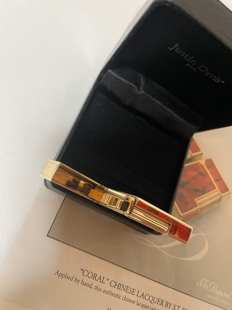 デュポンライター　ガスライター　超レアモデル、純正漆　高額モデル　美品　本物