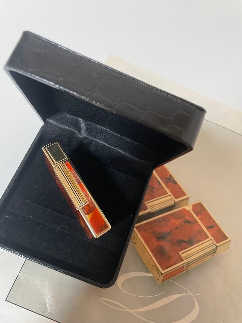 デュポンライター　ガスライター　超レアモデル、純正漆　高額モデル　美品　本物