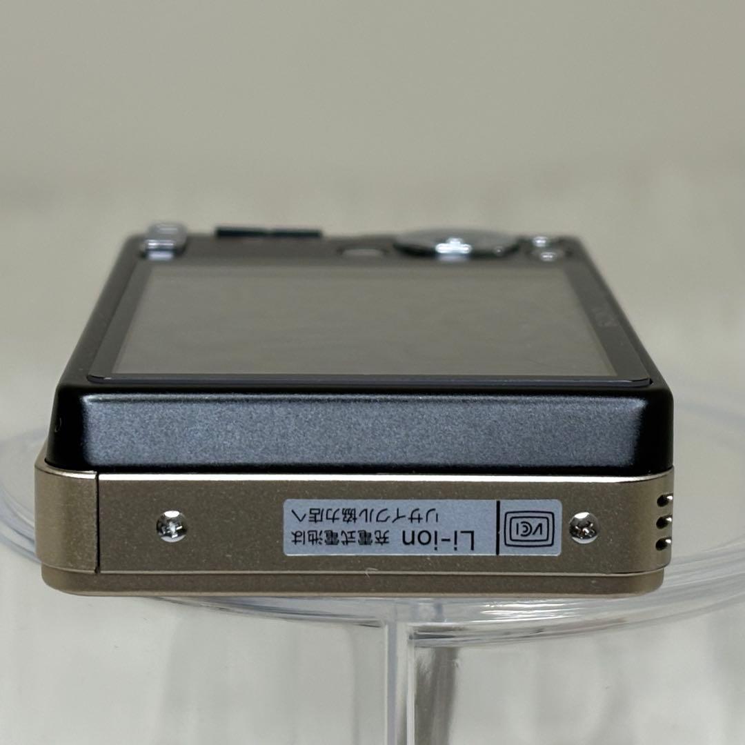 美品　SONY カメラ　DSC-W350 充電器　箱　ゴールド　コンデジ　動作品