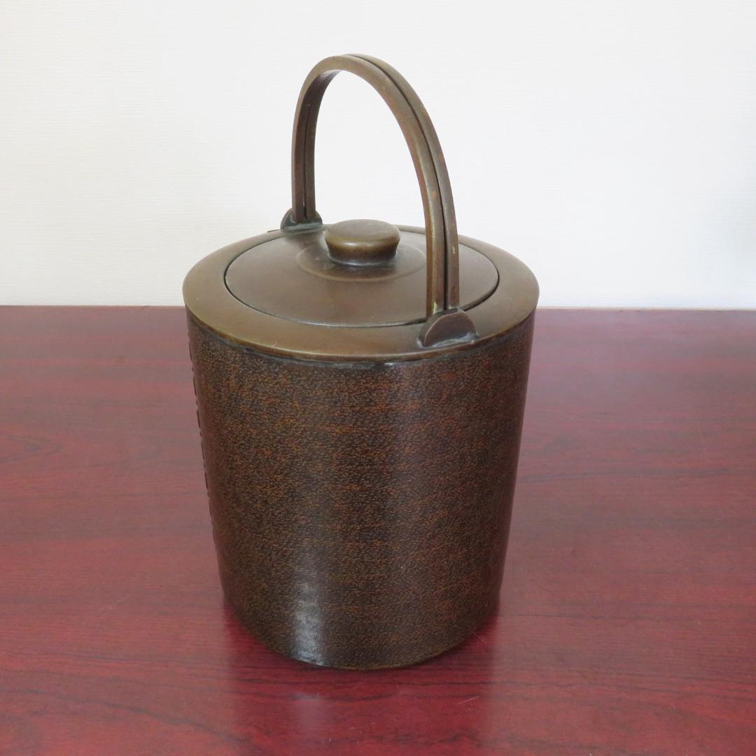 薬缶 やかん 水注 銅 銅器 銘あり