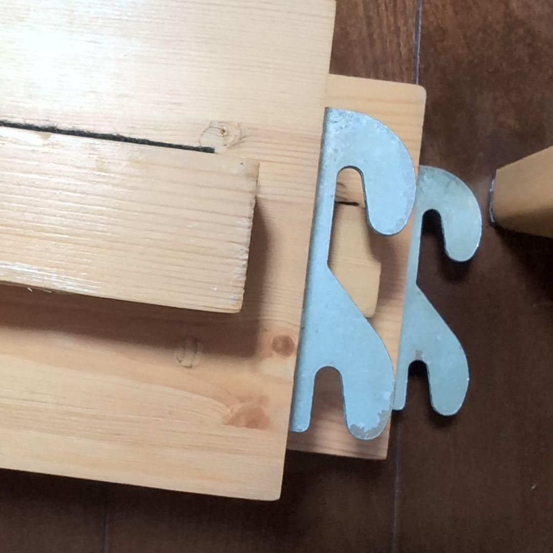 【引き取り限定】無印良品　パイン材　ベッドフレーム　　シングル