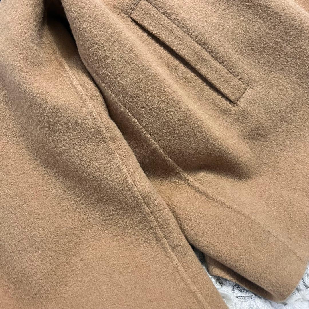 ウールマーク【ダックスロンドン DAKS】40サイズ フレア コート チェック