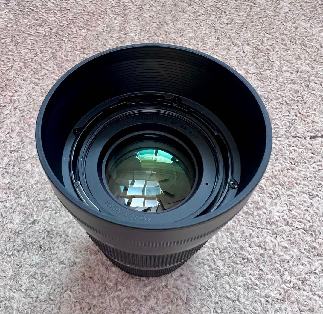 美品SIGMA 56mm f1.4 DC DN・EF-Mマウント