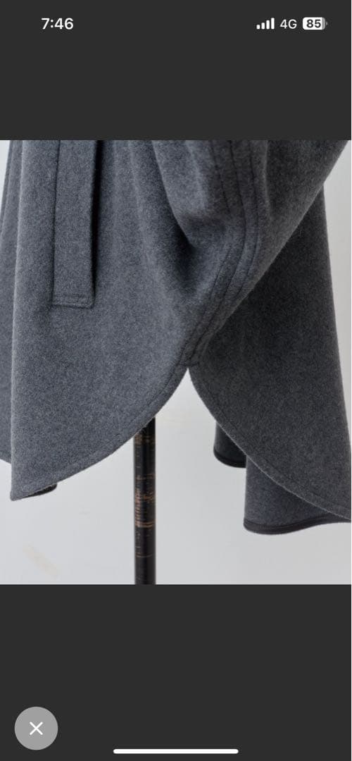 最終お値引き⭐︎美品BEARDSLEY⭐︎ビアズリー⭐︎ウールポンチョコート⭐︎裏地付き