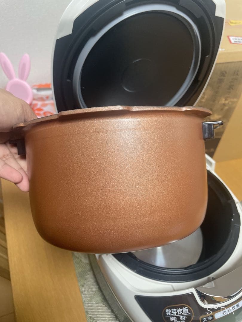 ジーエムビージャパン HP674 白米6合　玄米4合 炊飯器/超高圧万能調理器