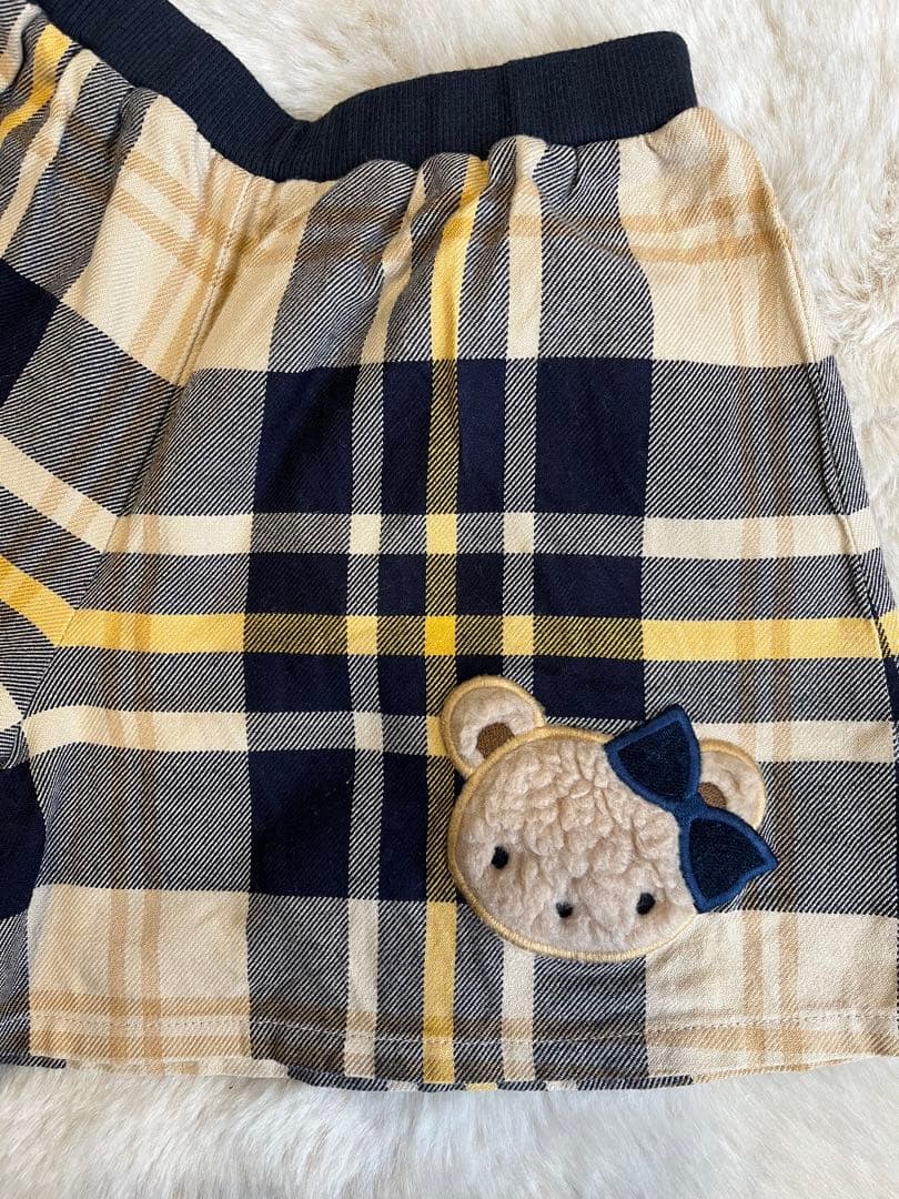 現行品　ファミリア　キュロット　パンツ90cm