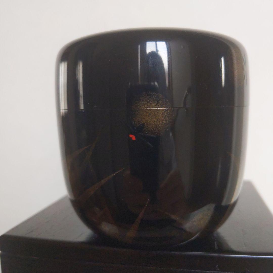 茶道具　大棗　中村宗秀　作　書付︰而妙斎　蛍　二重箱　夏　表千家　【匿名配送】