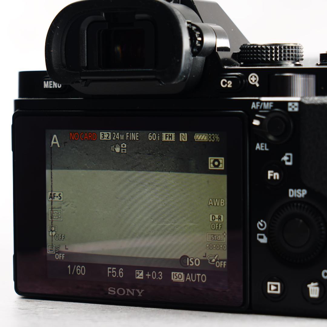 美品1,630回！世界初フルサイズミラーレスSONY α7 ILCE-7K