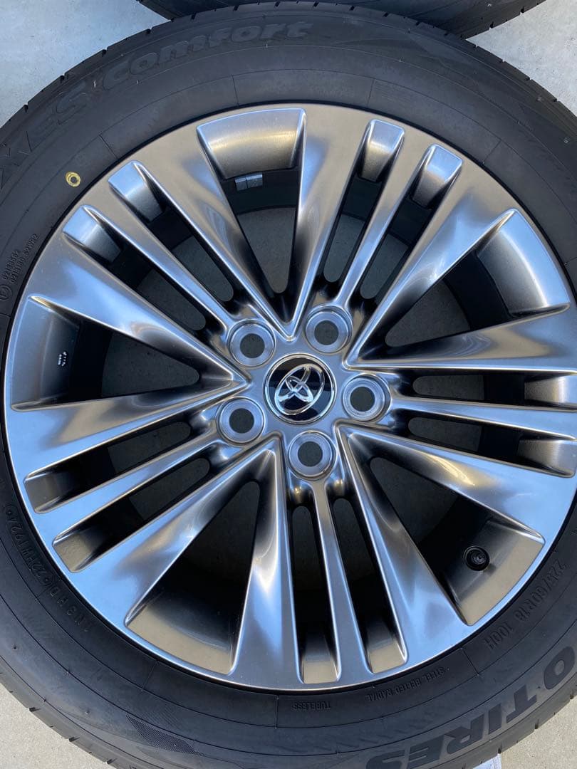 新車外し アルファード40系純正18インチ 夏タイヤホイール4本