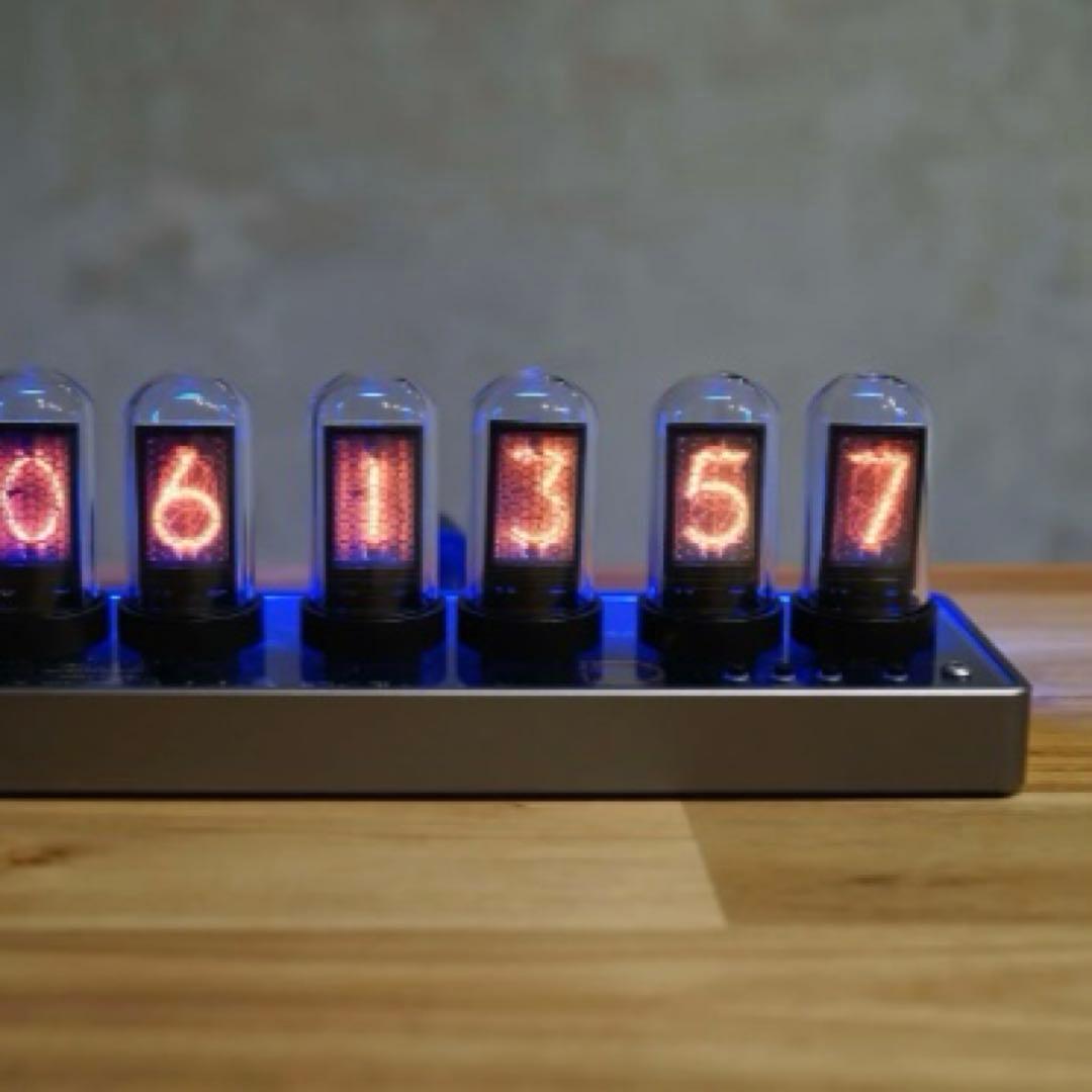 ニキシー管シミュ　置き時計hachisanmaru MARVEL TUBES