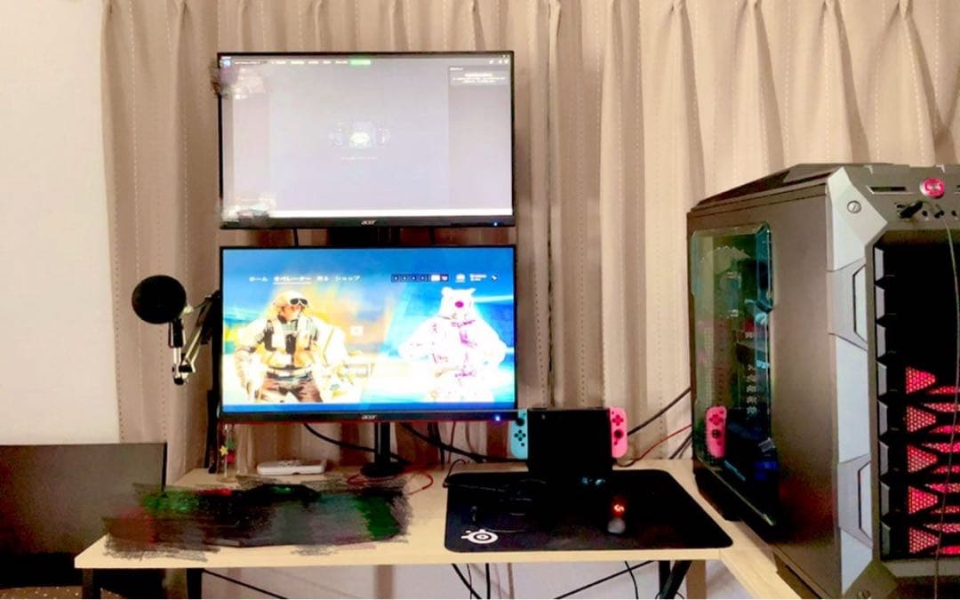 【いち】acerゲーミングモニター 240Hz【箱あり】