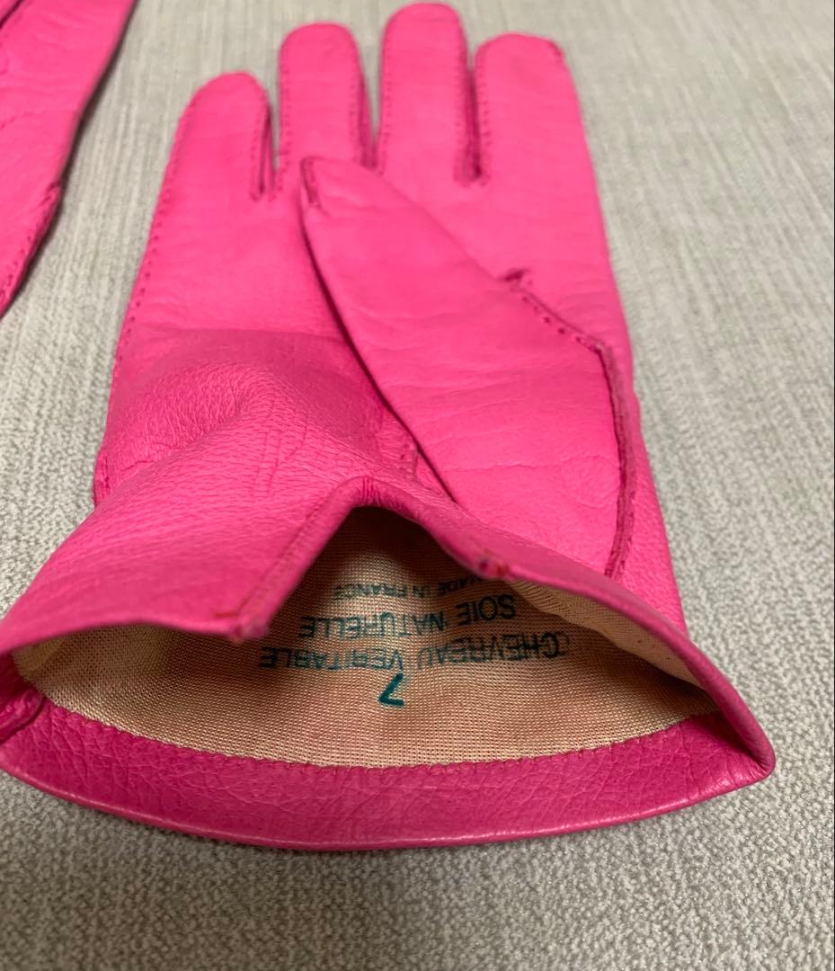 シャネル CHANEL グローブ 手袋 レザー ココマーク レア物