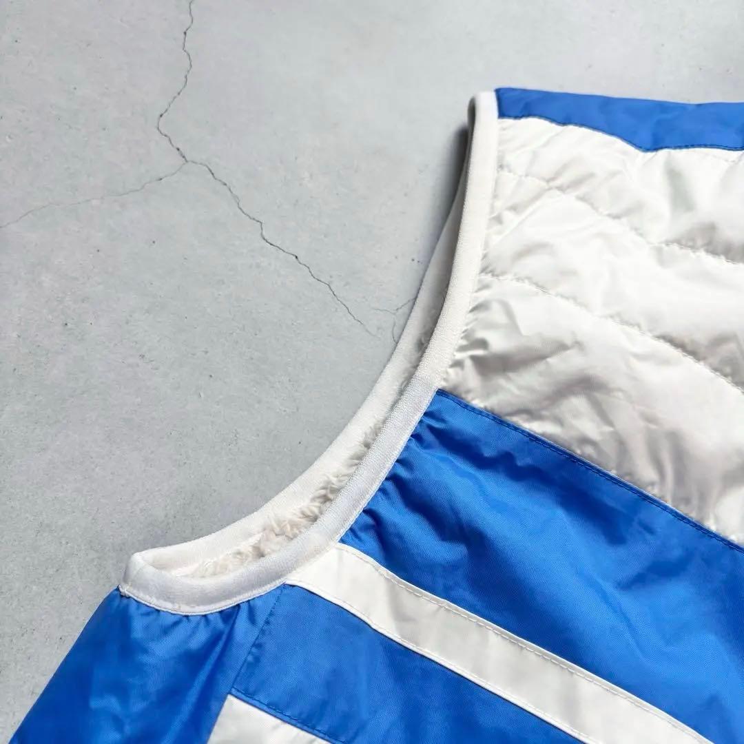 J.LINDEBERG リバーシブル 中綿ボアベスト ダブルジップ 2way S