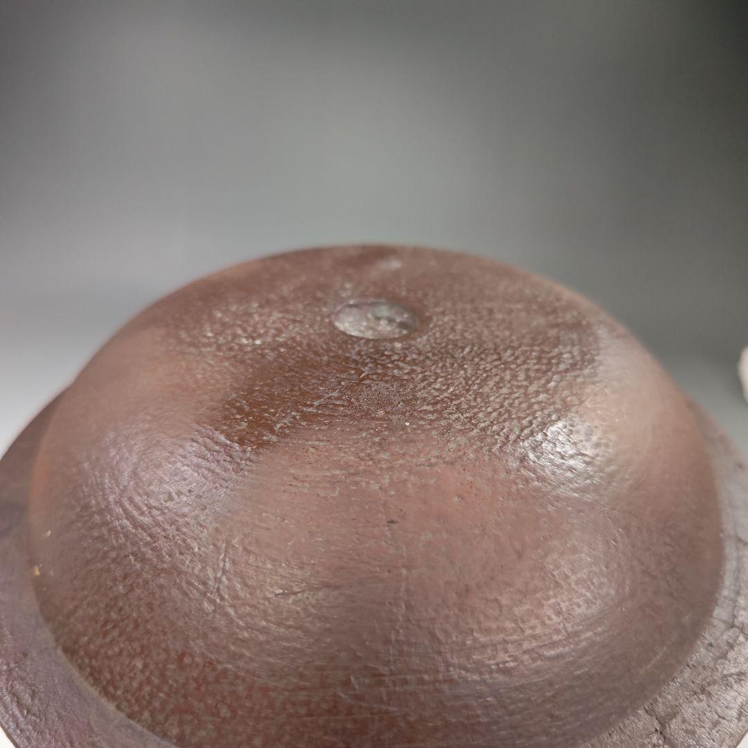 イ623 茶釜『釜師　菊地正直』『淡々斎好　唐松地紋　鶴首釜　銀独楽摘み　共箱』