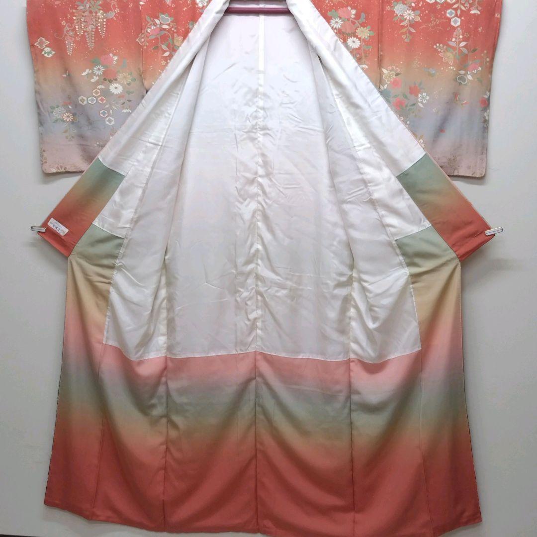733　半額セール　やまと誂え　正絹　友禅　訪問着　 4点フルセット
