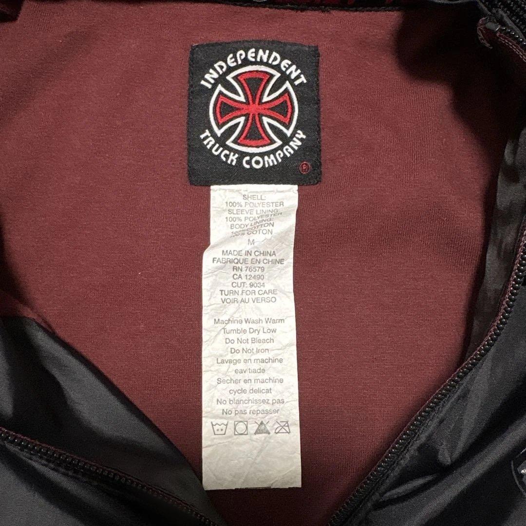 希少）INDEPENDENTナイロン ジャケット アイアンクロス