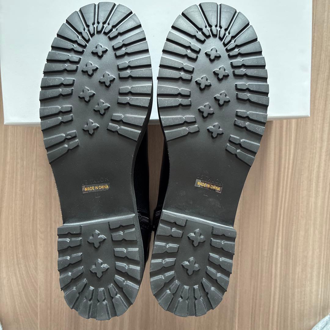 ルタロン　3.5cmトラックソールフィットショートブーツ　XL