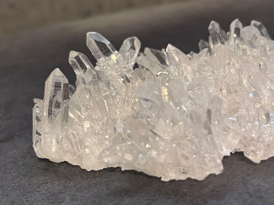 9cm高品質 水晶　クラスター