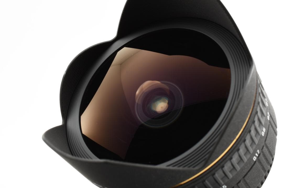 【美品】sigma fisheye 15mm f/2.8 d ex nikon用