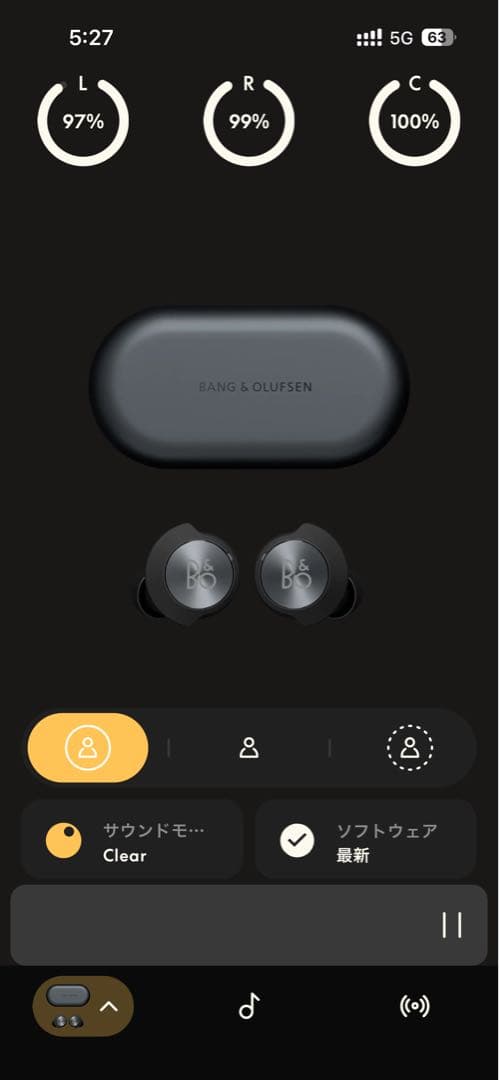 イヤホン Bang & Olufsen-Beoplay EQ BLACK