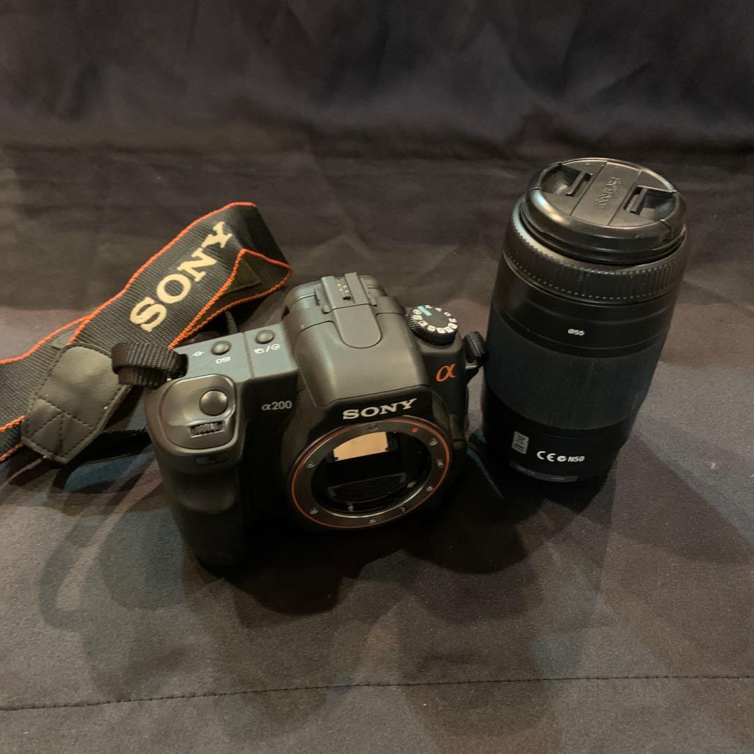 SONY a200 ソニー本体　レンズ1個