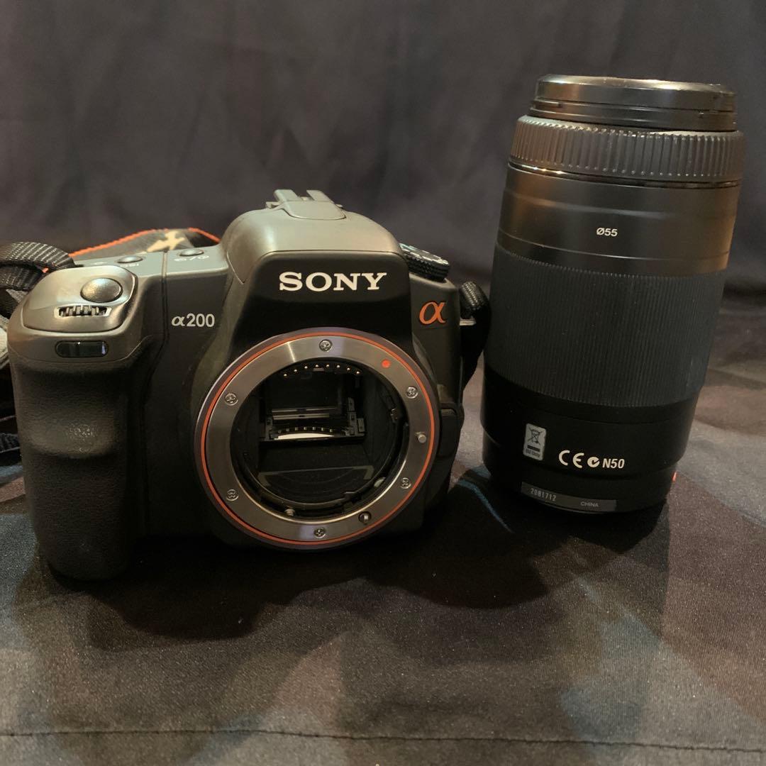 SONY a200 ソニー本体　レンズ1個