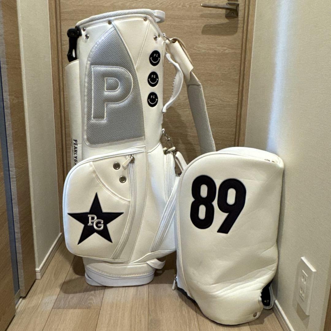 PEARLY GATESパーリーゲイツ 合皮スタンドキャディバッグ 6分割