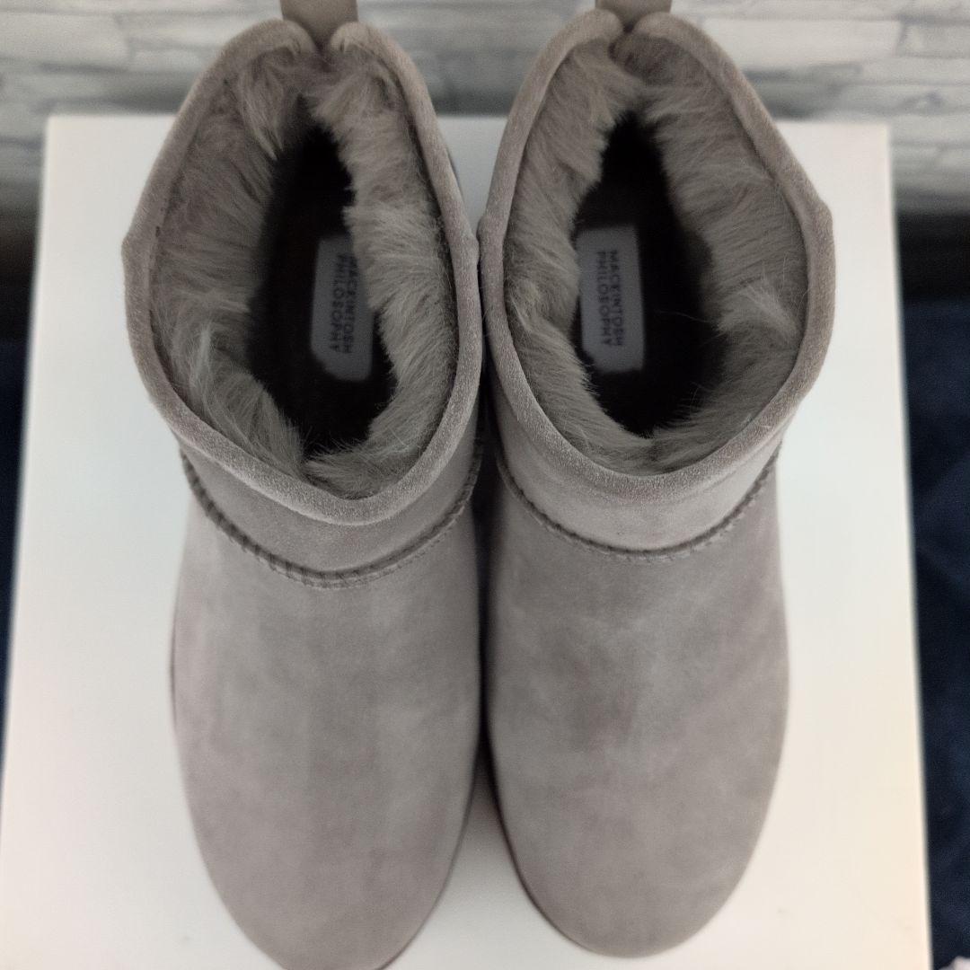 新品　マッキントッシュ フィロソフィー　 厚底ボアショートブーツ