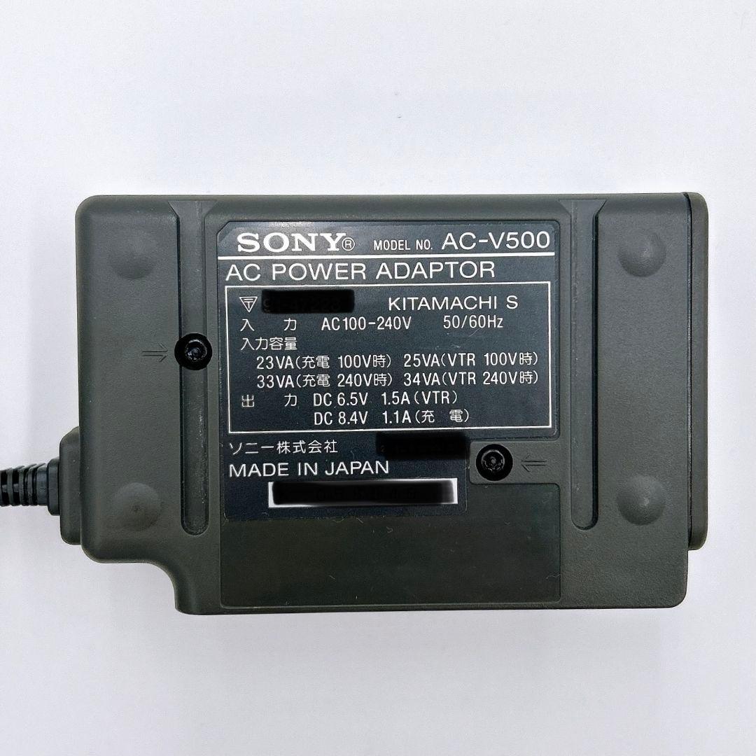 SONY CCD-TR3 ハンディカム AC-V500付属 当時物【通電確認済】