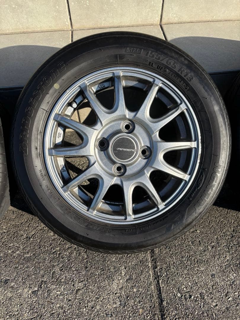 13インチ ホイール タイヤセット バモス装着OK155/65-13引き取り