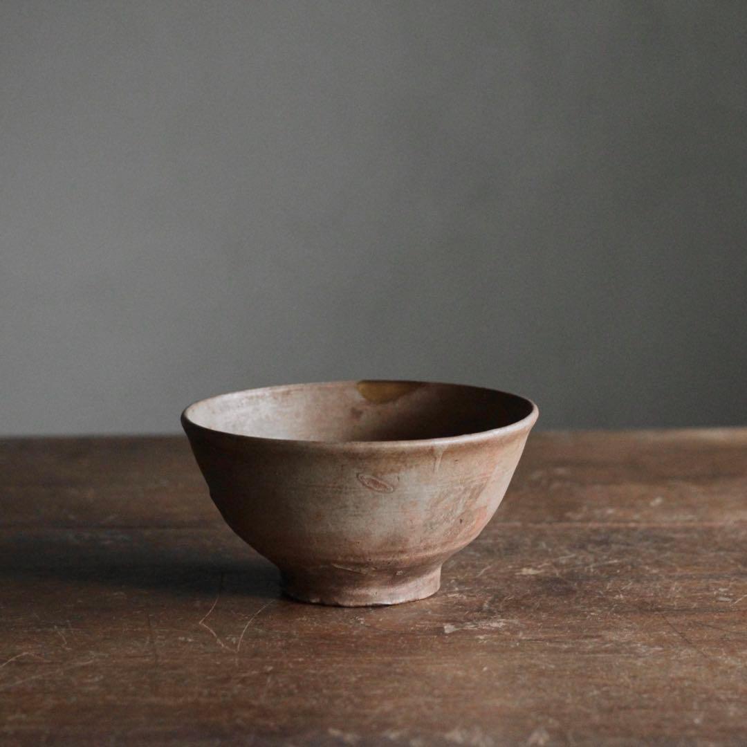 李朝 堅手 茶碗 朝鮮美術 古美術 古道具 アンティーク 茶道具 李朝茶碗