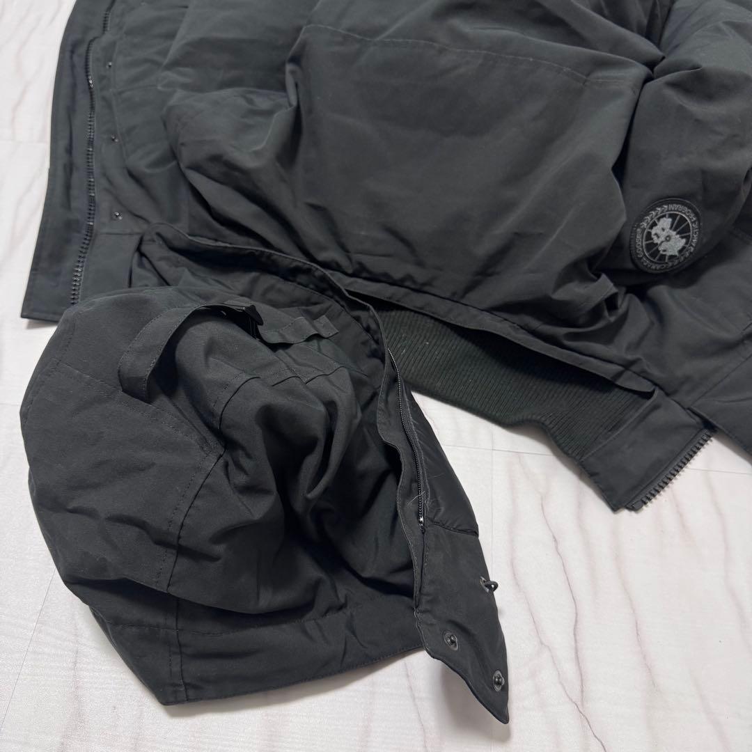 L相当✨カナダグースブラックレーベル メイトランドパーカー 2way ダウン 黒