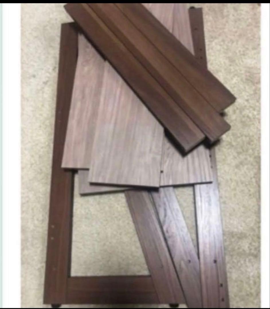 新品、未開封！フランスベッド　家具職人のウオールナット家具　三段ボックス