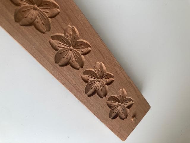 古道具　木型　干菓子　桜　サクラ　高松いちはら